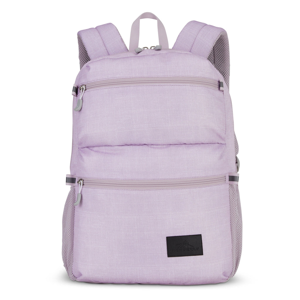 High Sierra BTS Everclass Backpack in the color Hushed Orchid Heather.