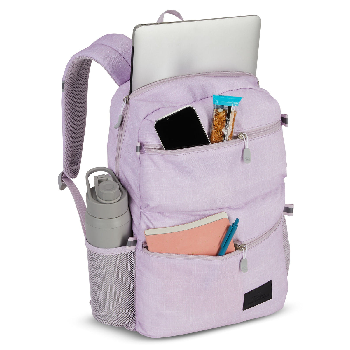 High Sierra BTS Everclass Backpack in the color Hushed Orchid Heather.