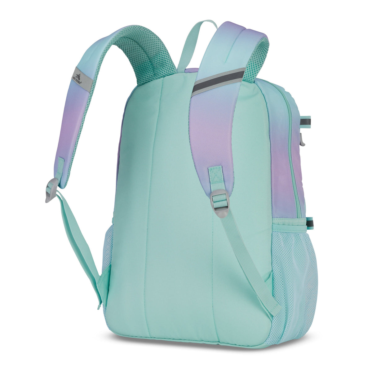 High Sierra BTS Everclass Backpack in the color Linear Ombre Purple/Blue.
