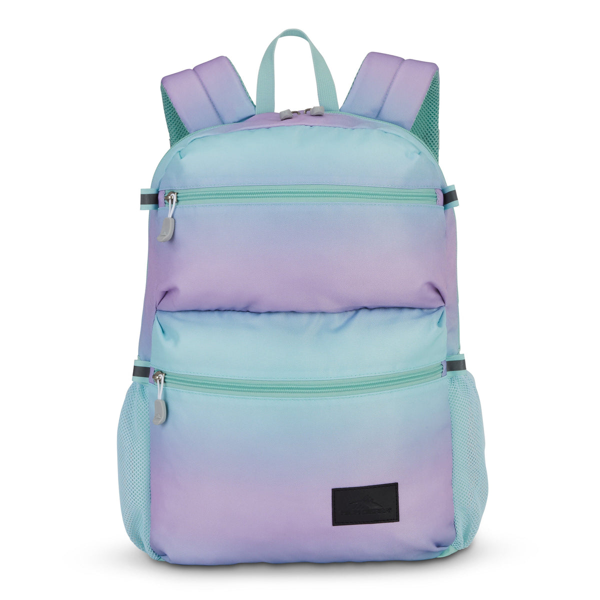 High Sierra BTS Everclass Backpack in the color Linear Ombre Purple/Blue.