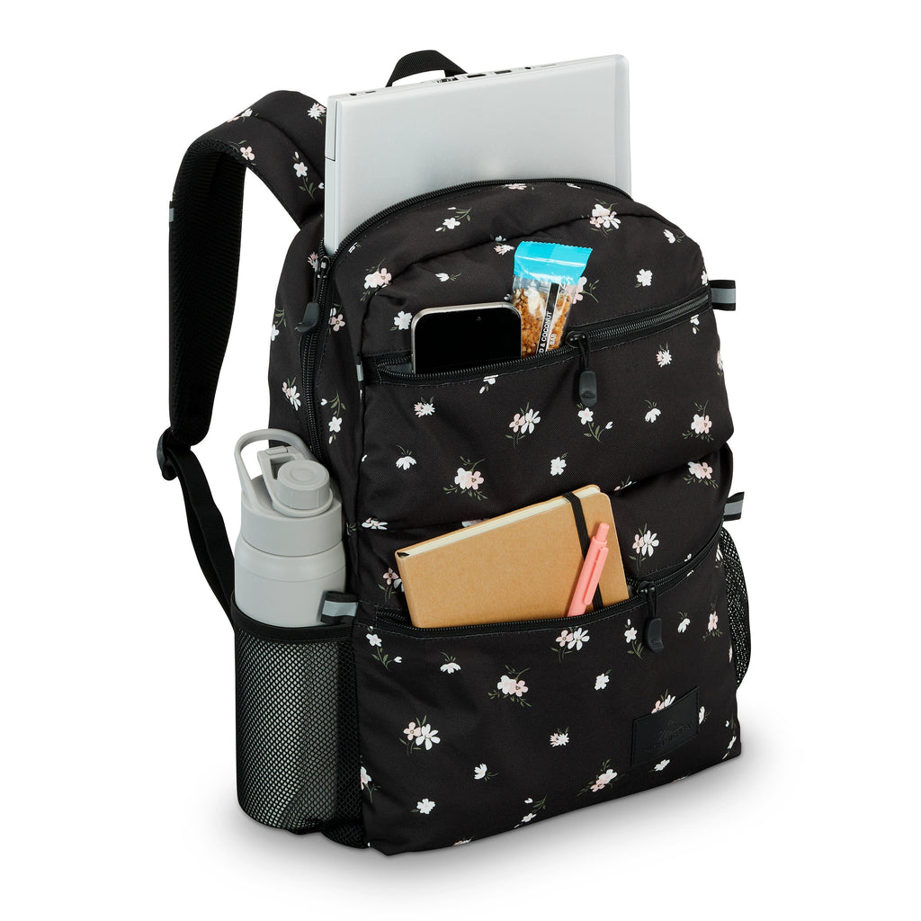 High Sierra BTS Everclass Backpack in the color Floral/Black.