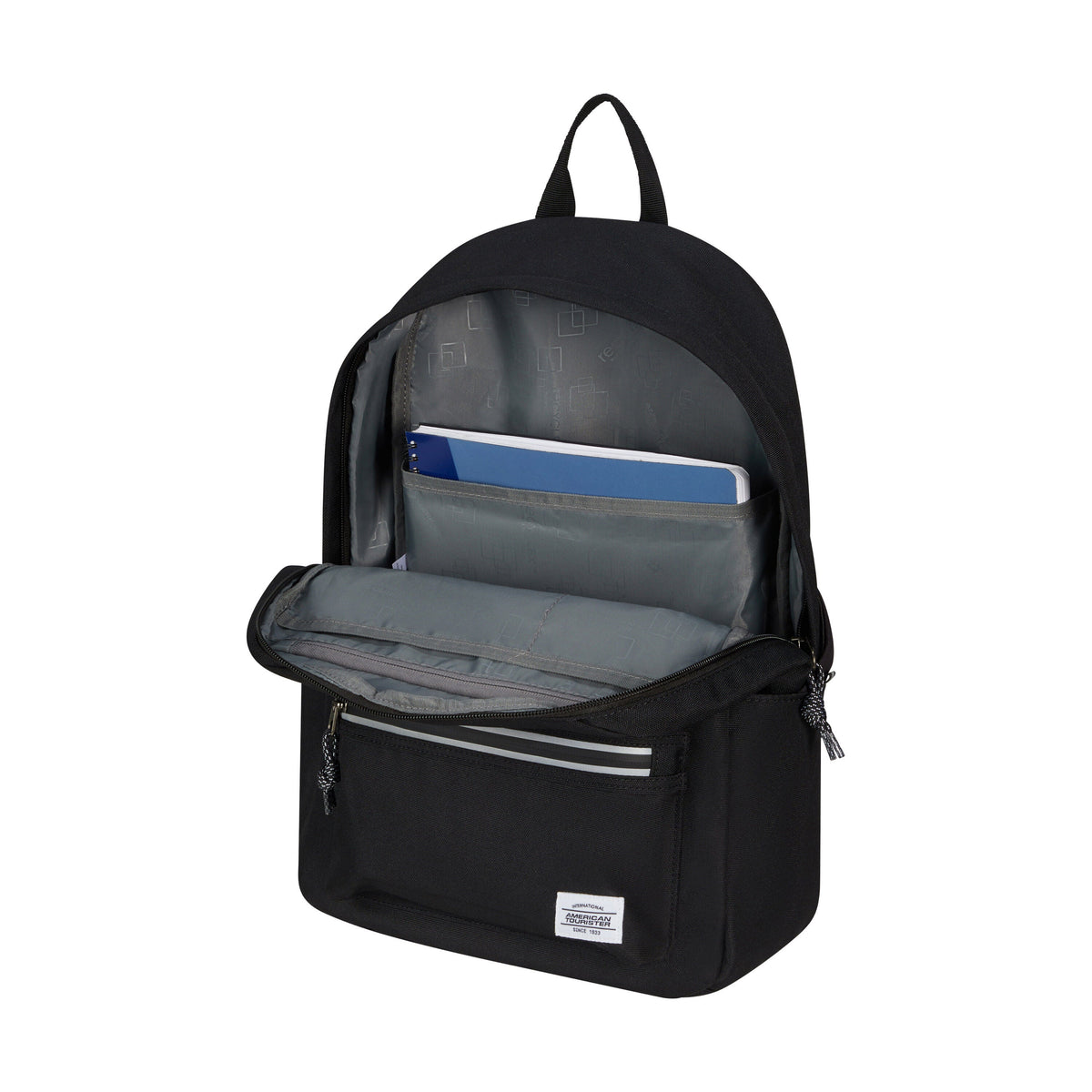American Tourister BrightUp Backpack in the color Black.