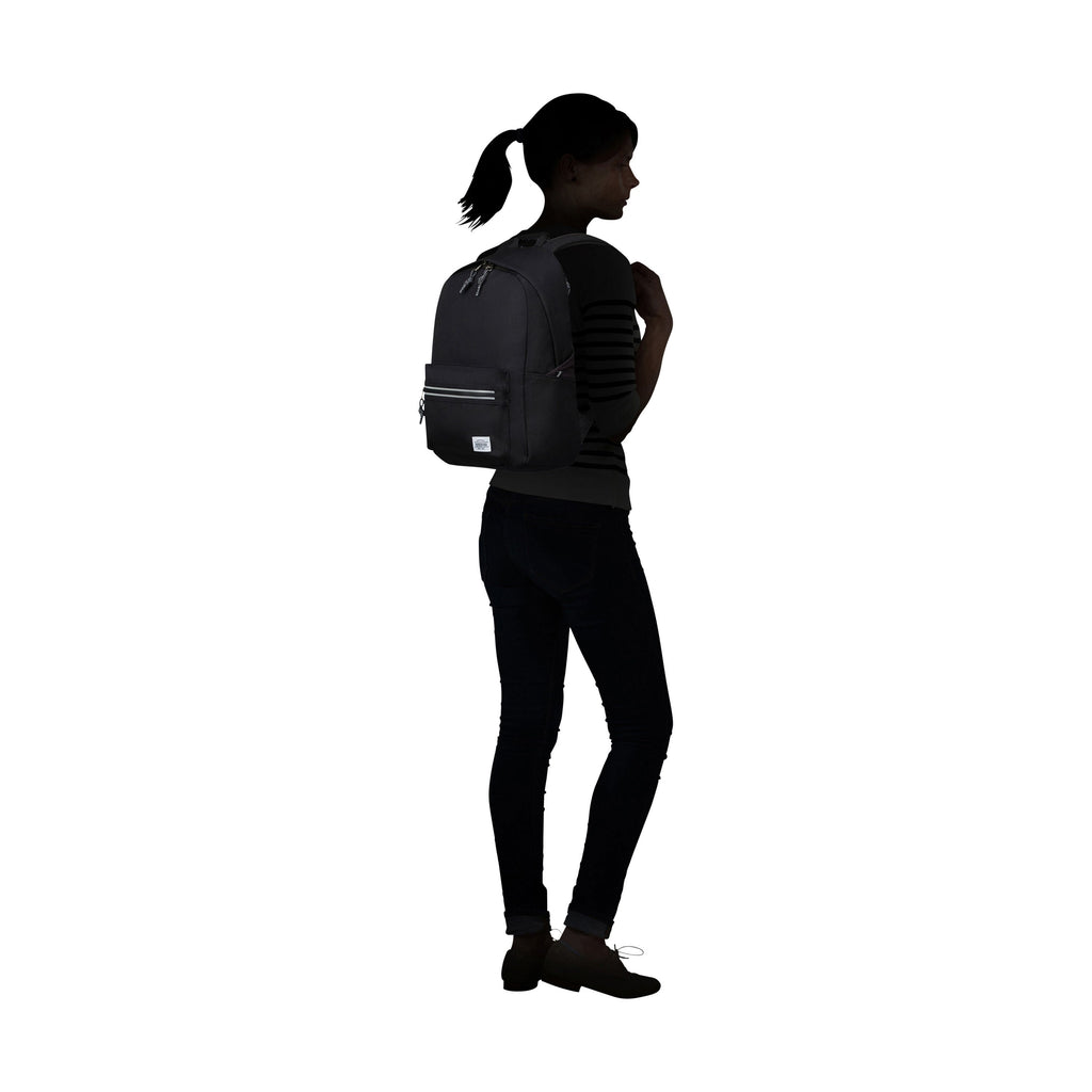 American Tourister BrightUp Backpack in the color Black.