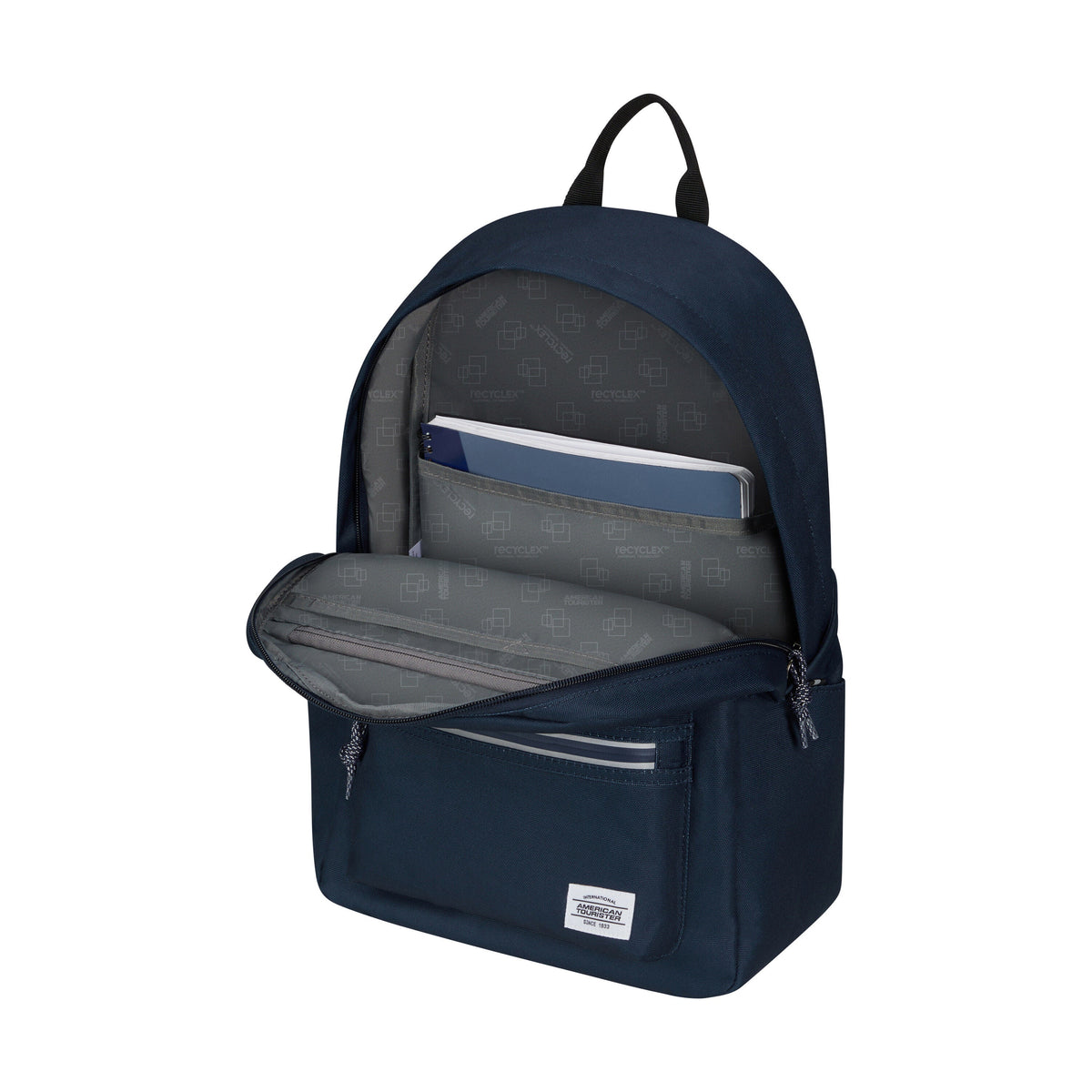 American Tourister BrightUp Backpack in the color Navy.