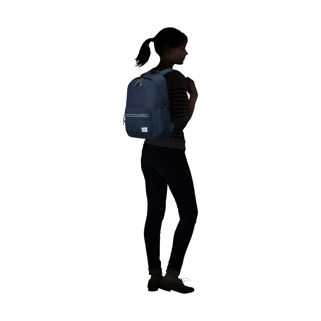 American Tourister BrightUp Backpack in the color Navy.