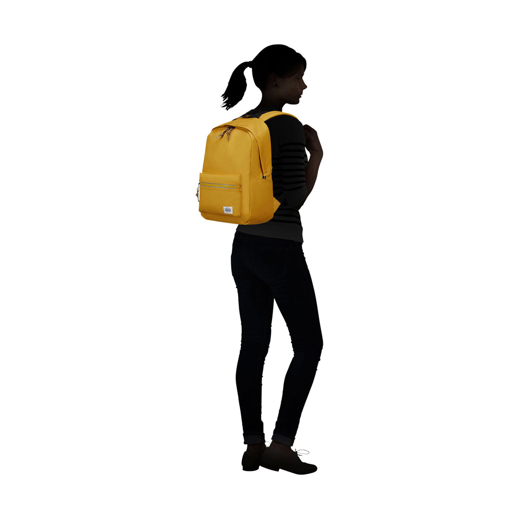 American Tourister BrightUp Backpack in the color Yellow.