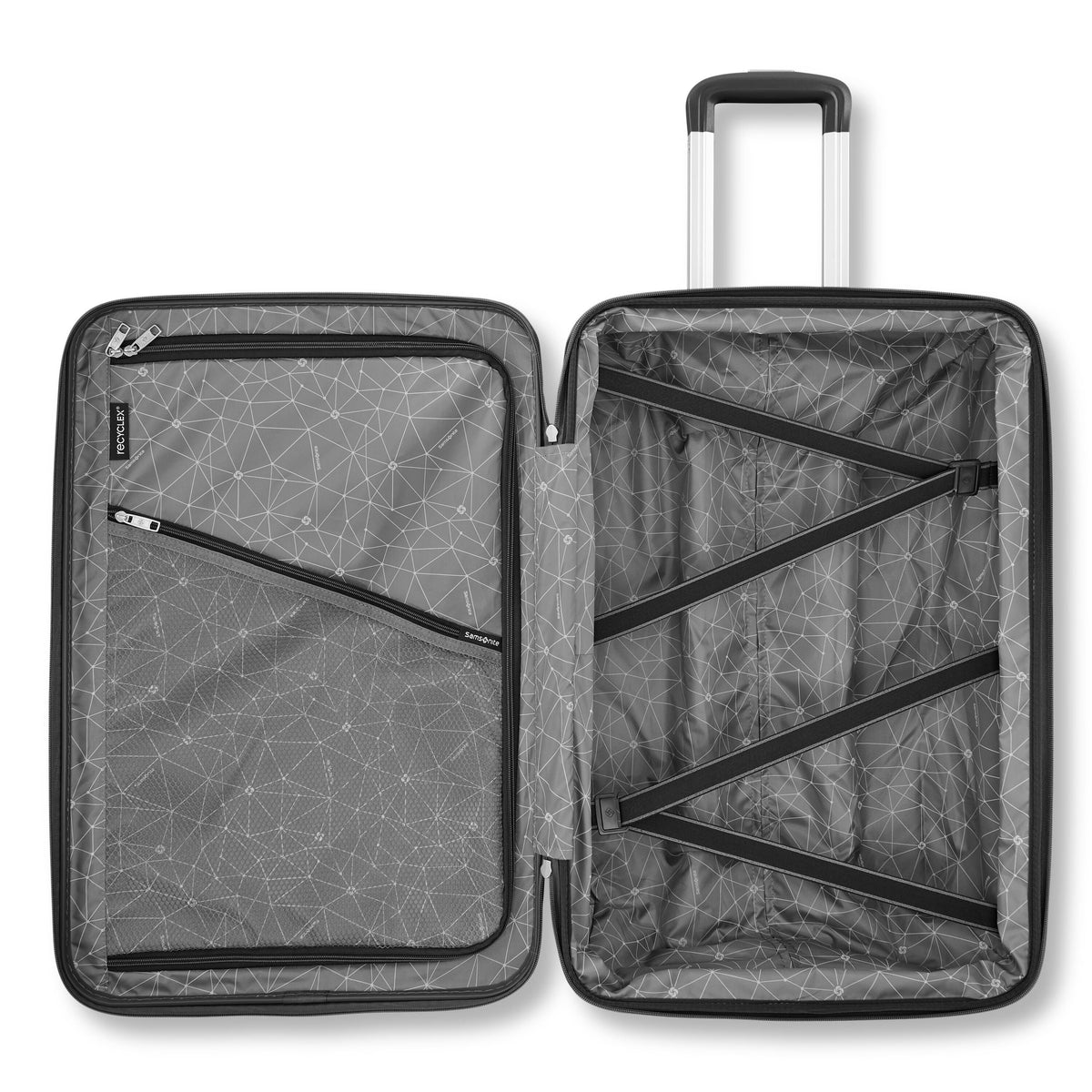 Samsonite Ziplite 6 Spinner Medium in the color Adriatic Blue.