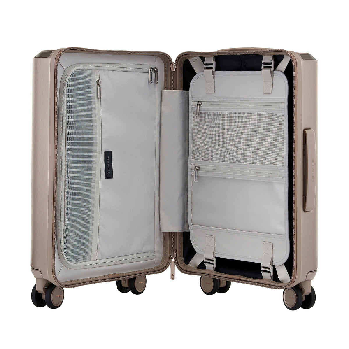Samsonite Evoa Z Spinner Carry-On™ in the color Ivory Gold.
