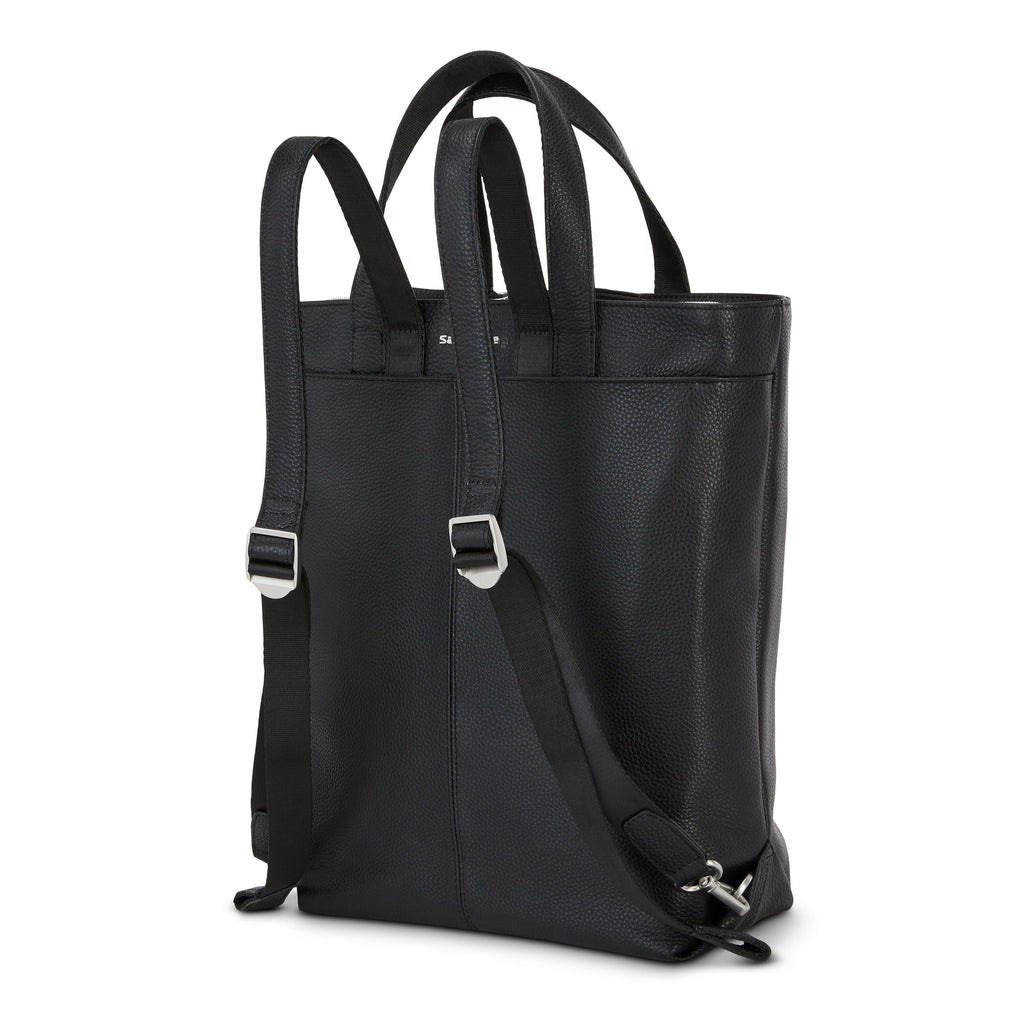 Samsonite Women's Convertible Leather Backpack in the color Black.