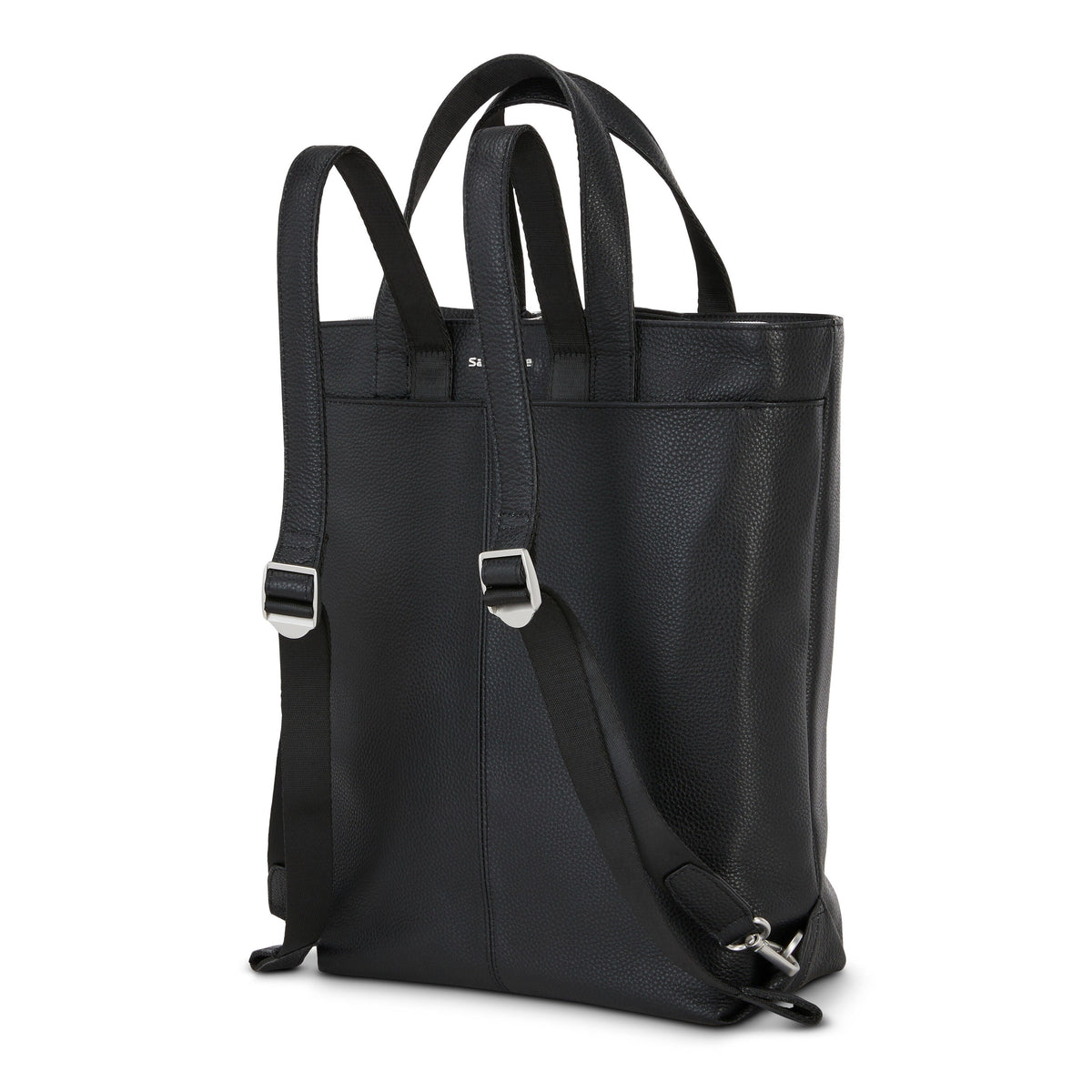 Samsonite Women's Convertible Leather Backpack in the color Black.