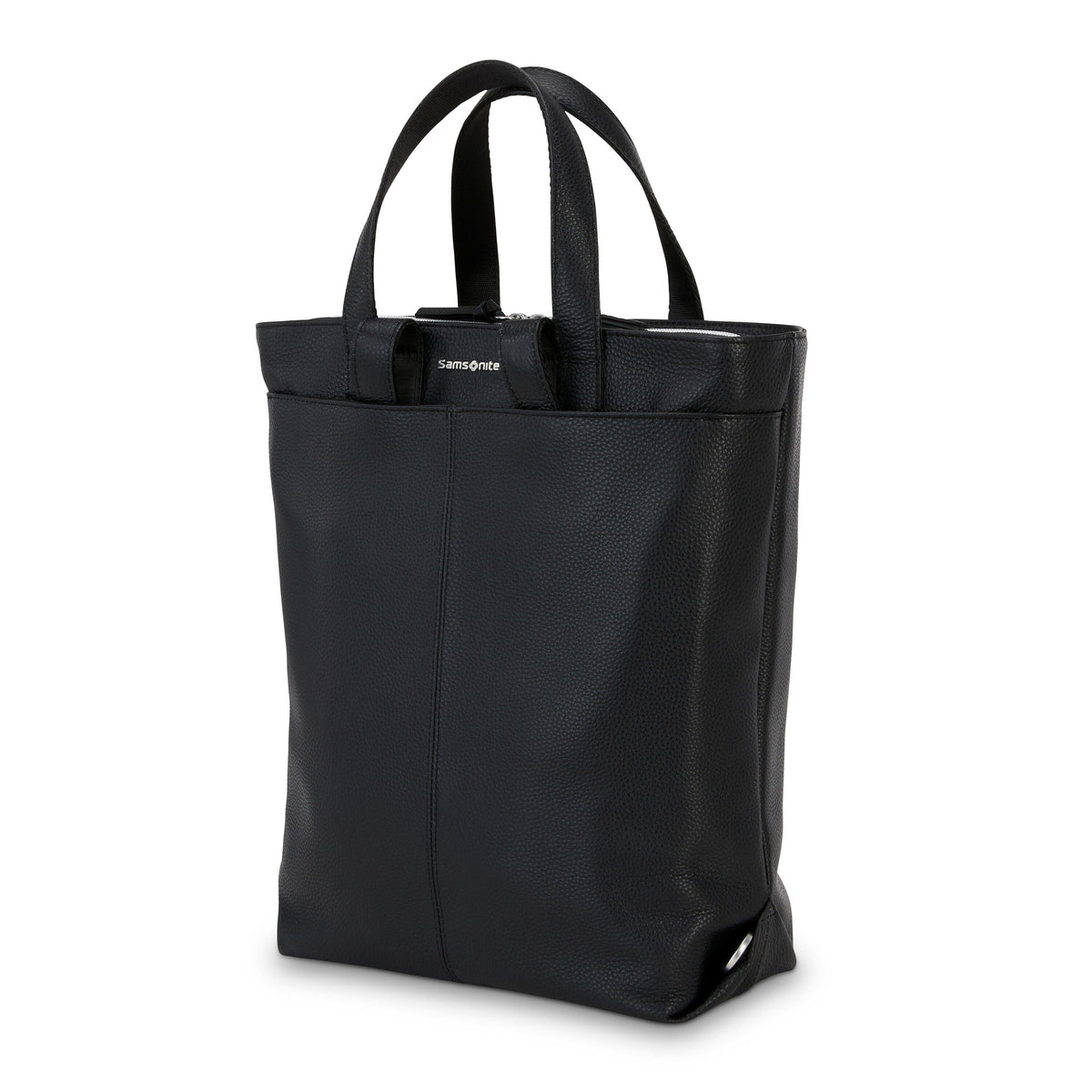 Samsonite Women's Convertible Leather Backpack in the color Black.