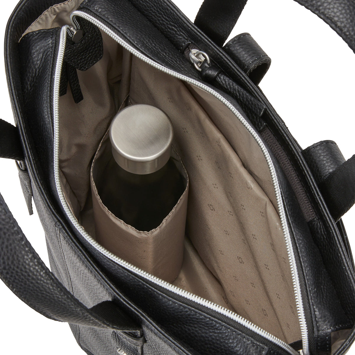 Samsonite Women's Convertible Leather Backpack in the color Black.