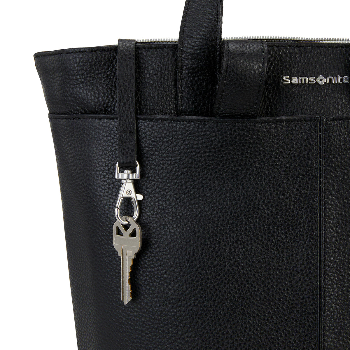 Samsonite Women's Convertible Leather Backpack in the color Black.