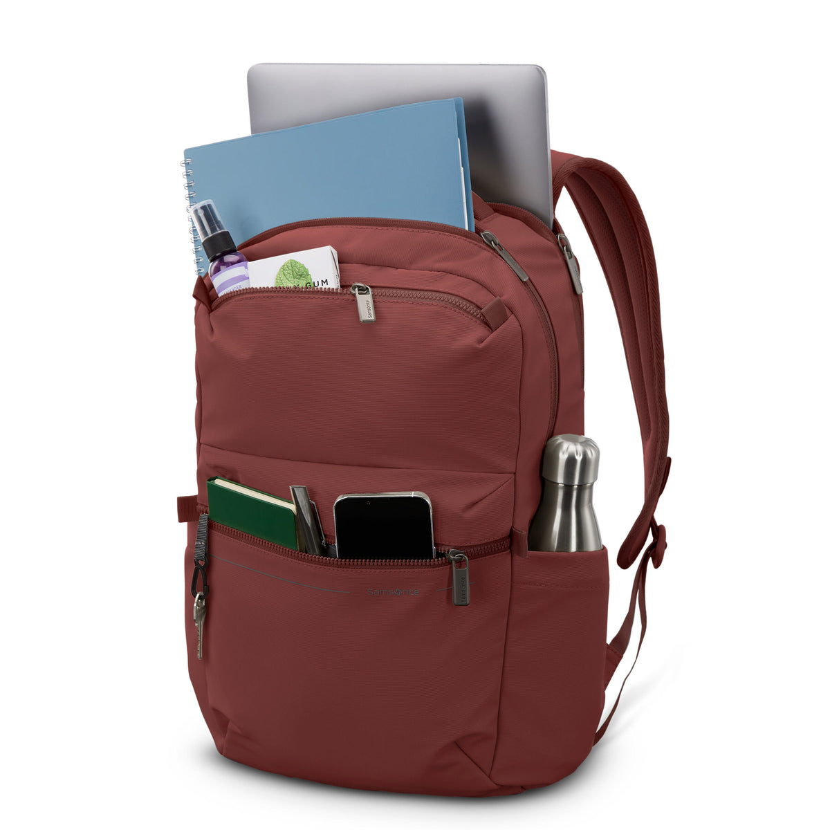 Samsonite Laptop Backpack in the color Mars Red.