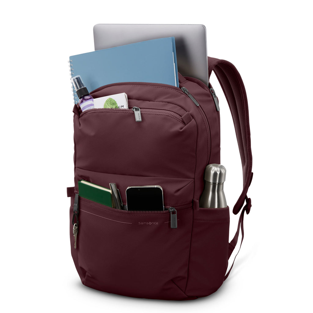 Samsonite Laptop Backpack in the color New | Merlot.