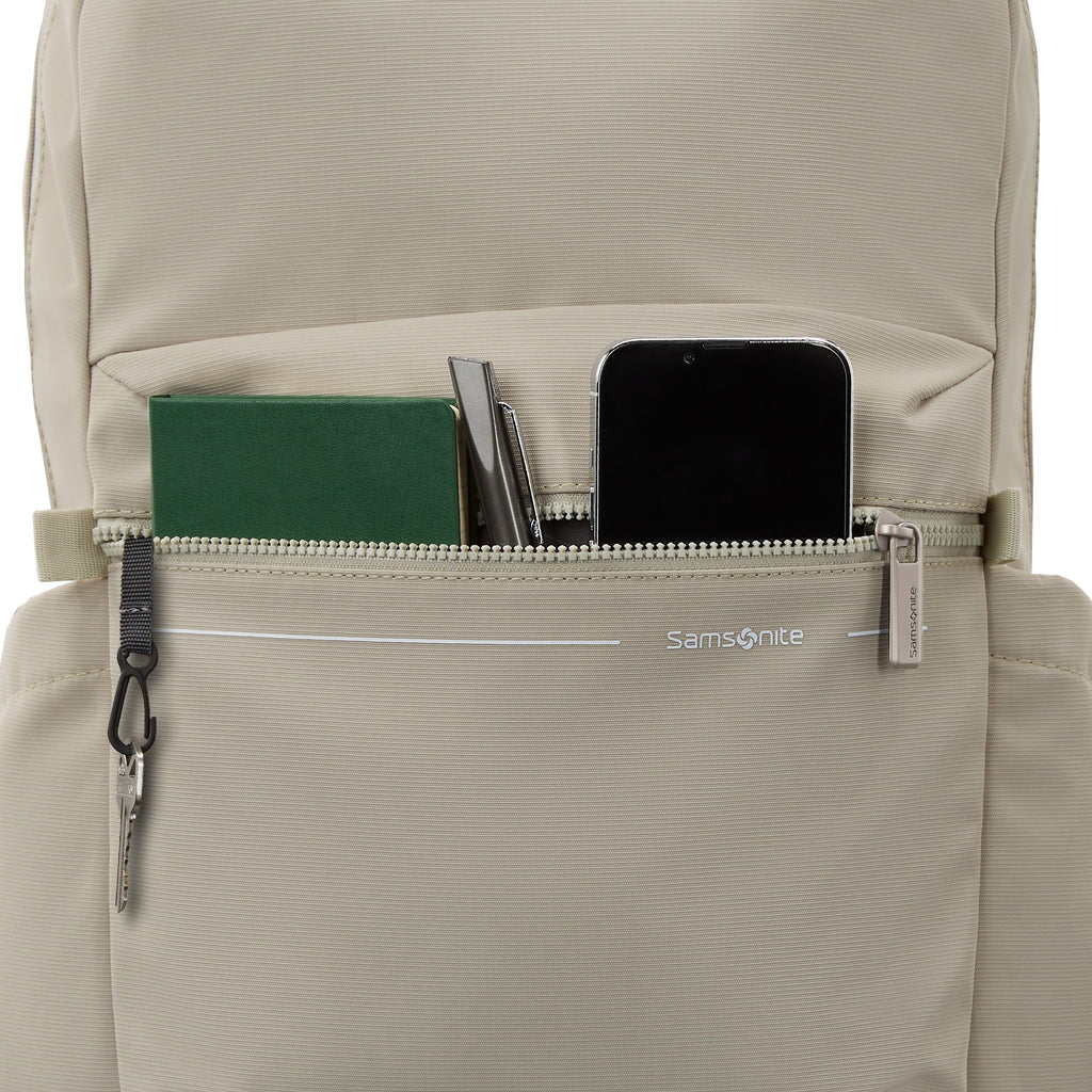 Samsonite Laptop Backpack in the color Limestone Grey.