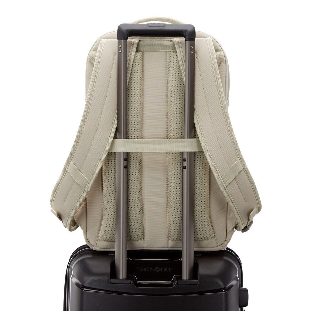 Samsonite Laptop Backpack in the color Limestone Grey.