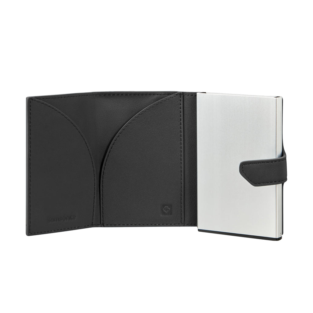 Samsonite Alu Fit X Proxis Slide-Up Wallet in the color Black.