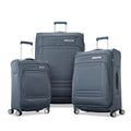 Samsonite Uplift Softside Spinner 3 Piece Set (CO/M/L) in the color Elemental Blue.