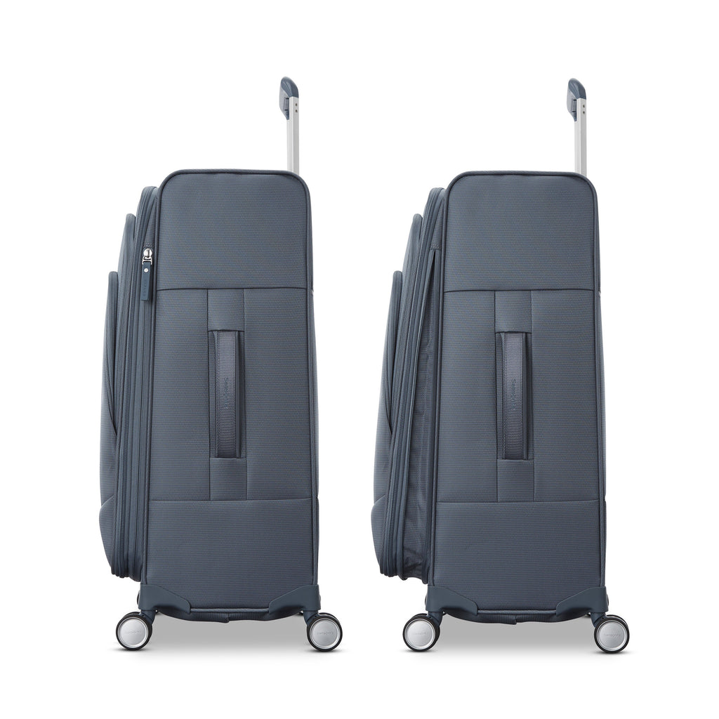 Samsonite Uplift Softside Spinner 3 Piece Set (CO/M/L) in the color Elemental Blue.