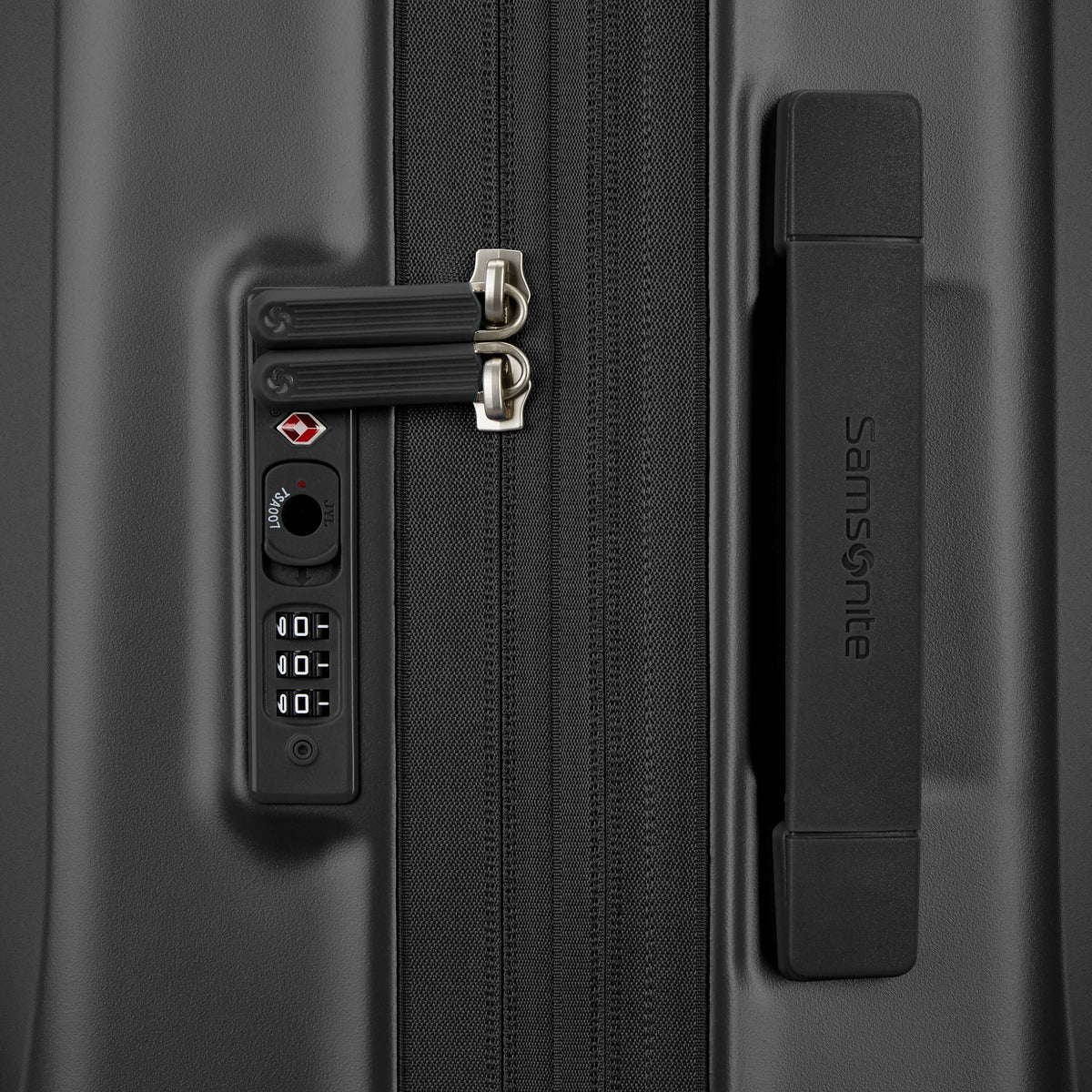 Samsonite UpLIFT Hardside Spinner 3 Piece Set (CO/L/XL) in the color Phantom Black.