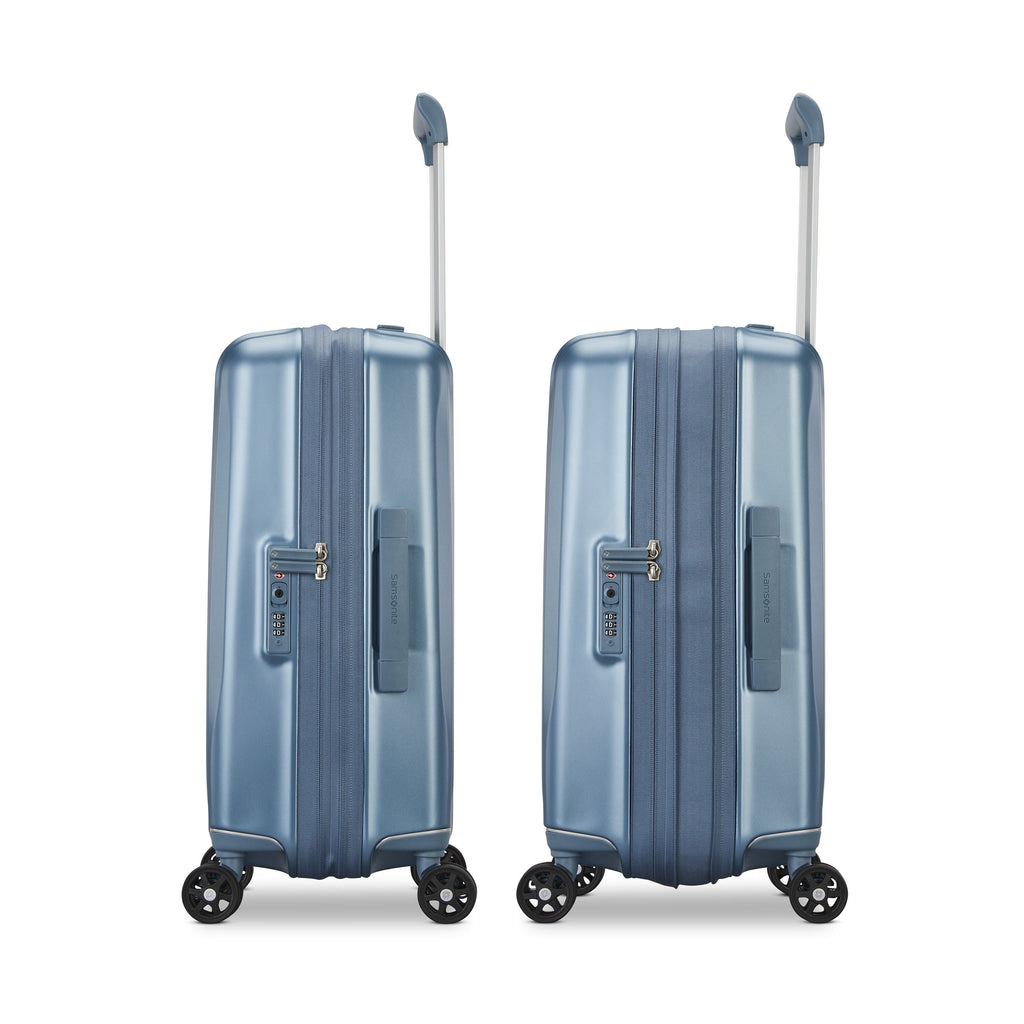 Samsonite UpLIFT Hardside Spinner 3 Piece Set (CO/L/XL) in the color Elemental Blue.