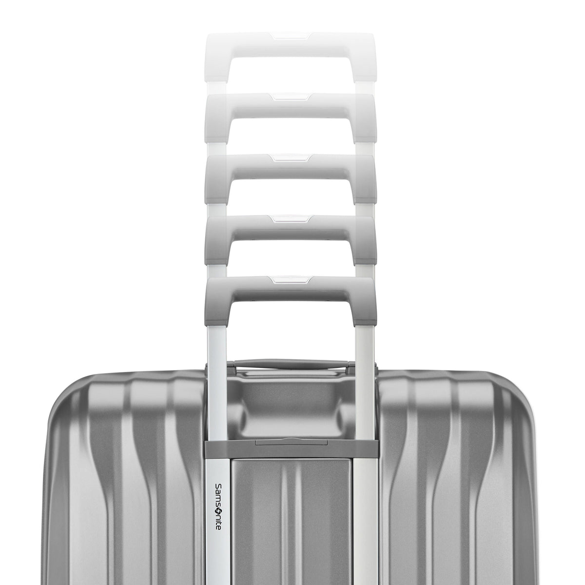 Samsonite UpLIFT Hardside Spinner Extra Large in the color Silver Shimmer.