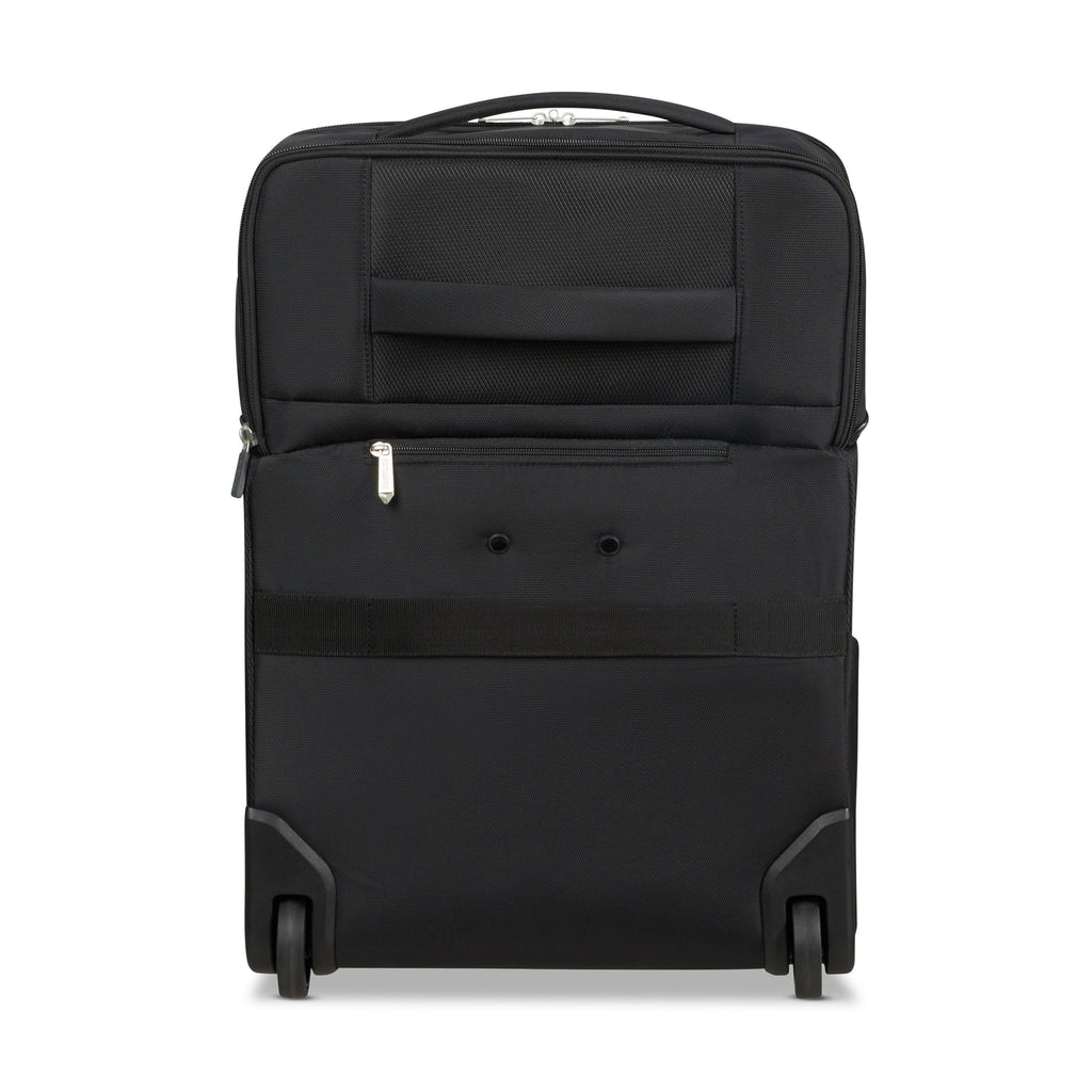 American Tourister SummerRide Expandable Upright Underseater in the color Black.