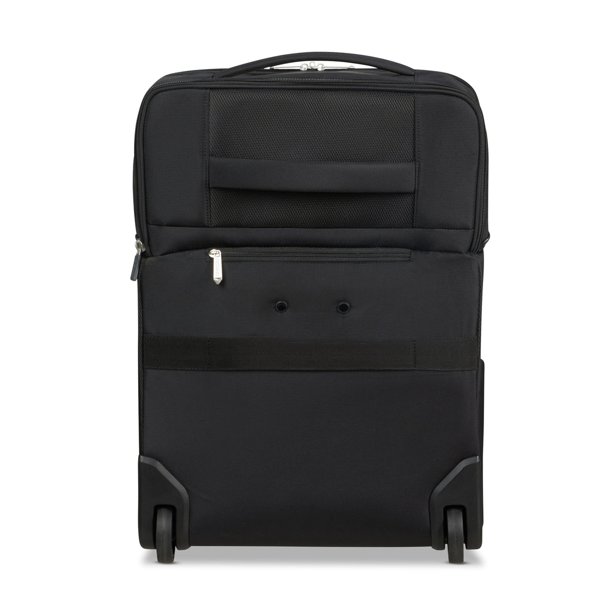 American Tourister SummerRide Expandable Upright Underseater in the color Black.