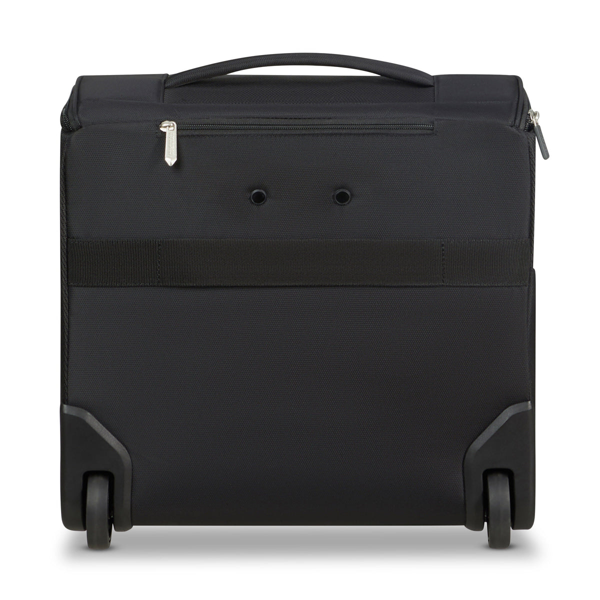 American Tourister SummerRide Expandable Upright Underseater in the color Black.