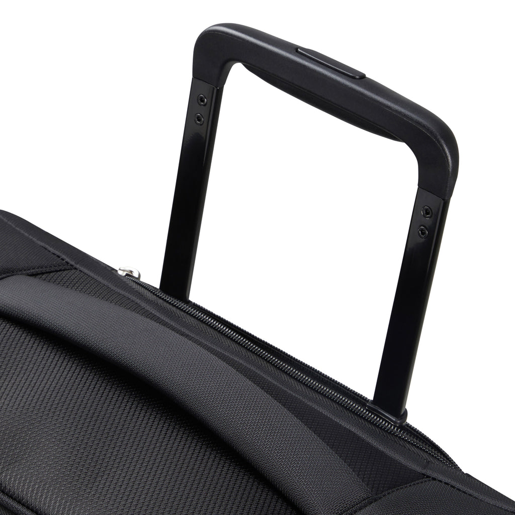American Tourister SummerRide Expandable Upright Underseater in the color Black.