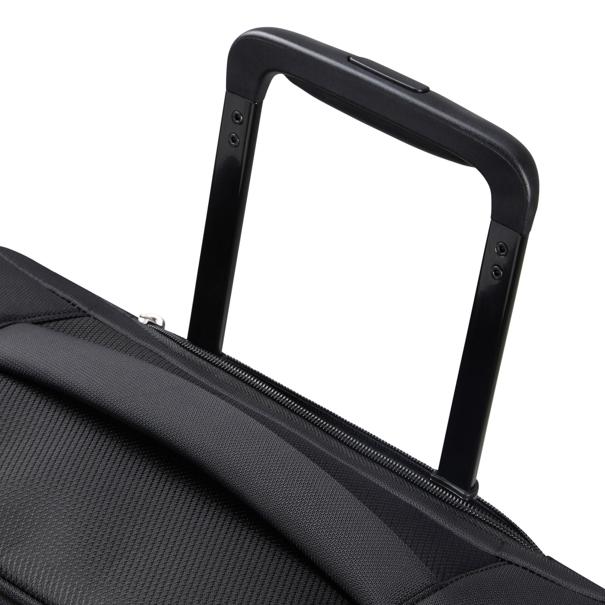 American Tourister SummerRide Expandable Upright Underseater in the color Black.