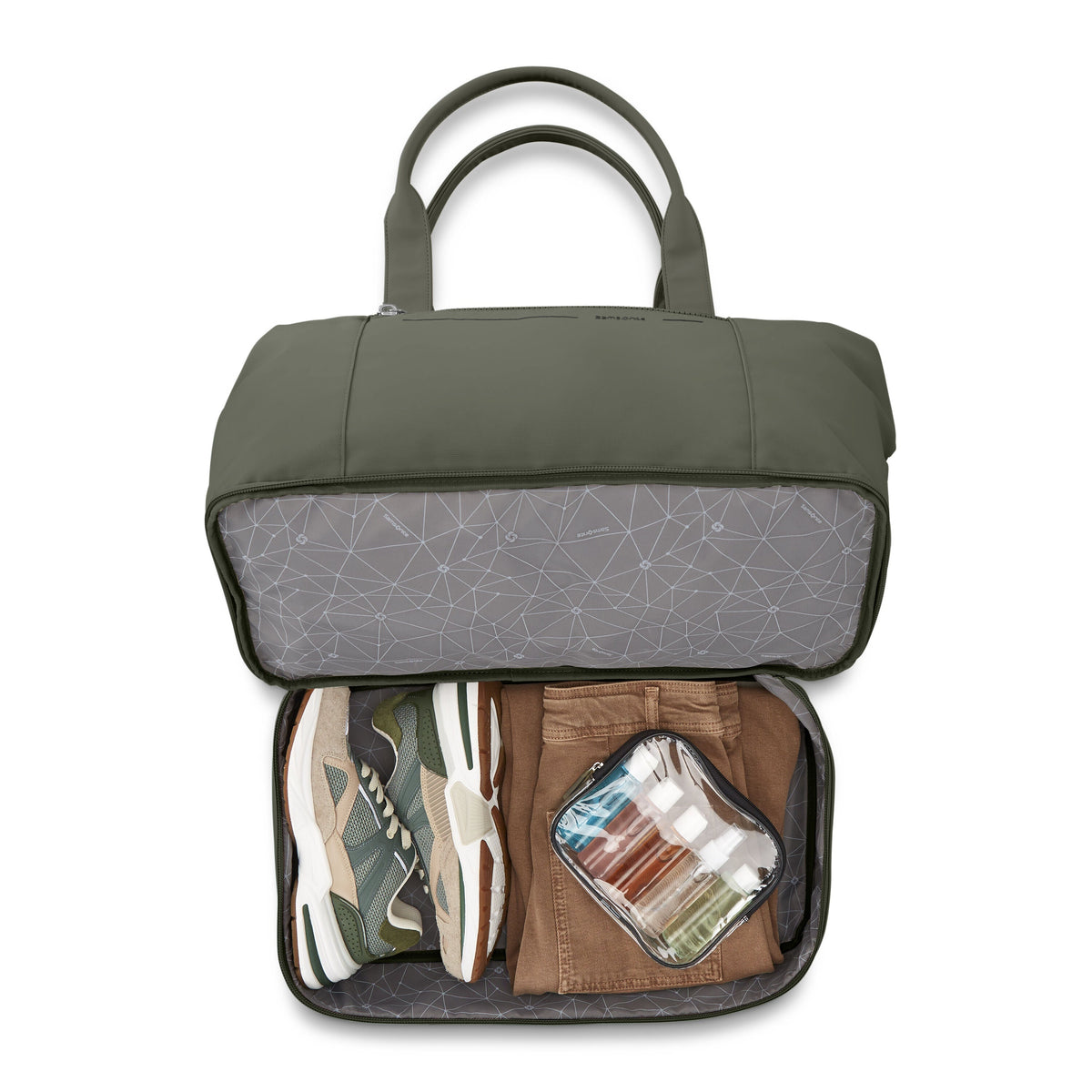 Samsonite Companion Bags Weekender in the color Olive.