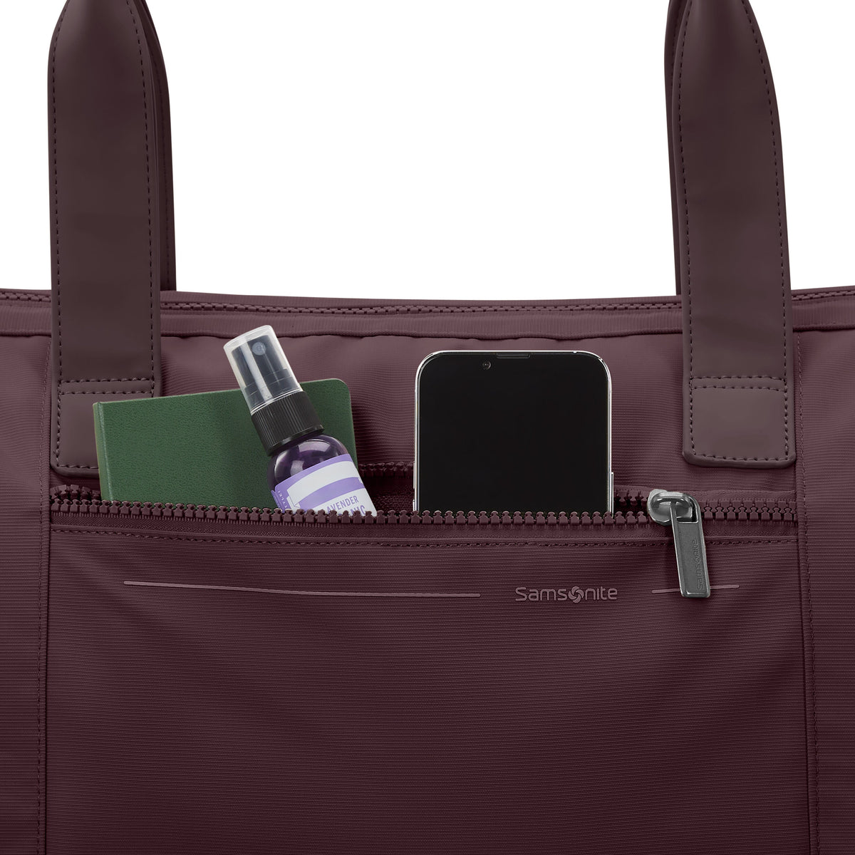 Samsonite Companion Bags Weekender in the color Merlot.