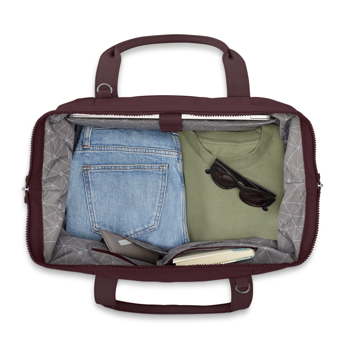 Samsonite Companion Bags Weekender in the color Merlot.