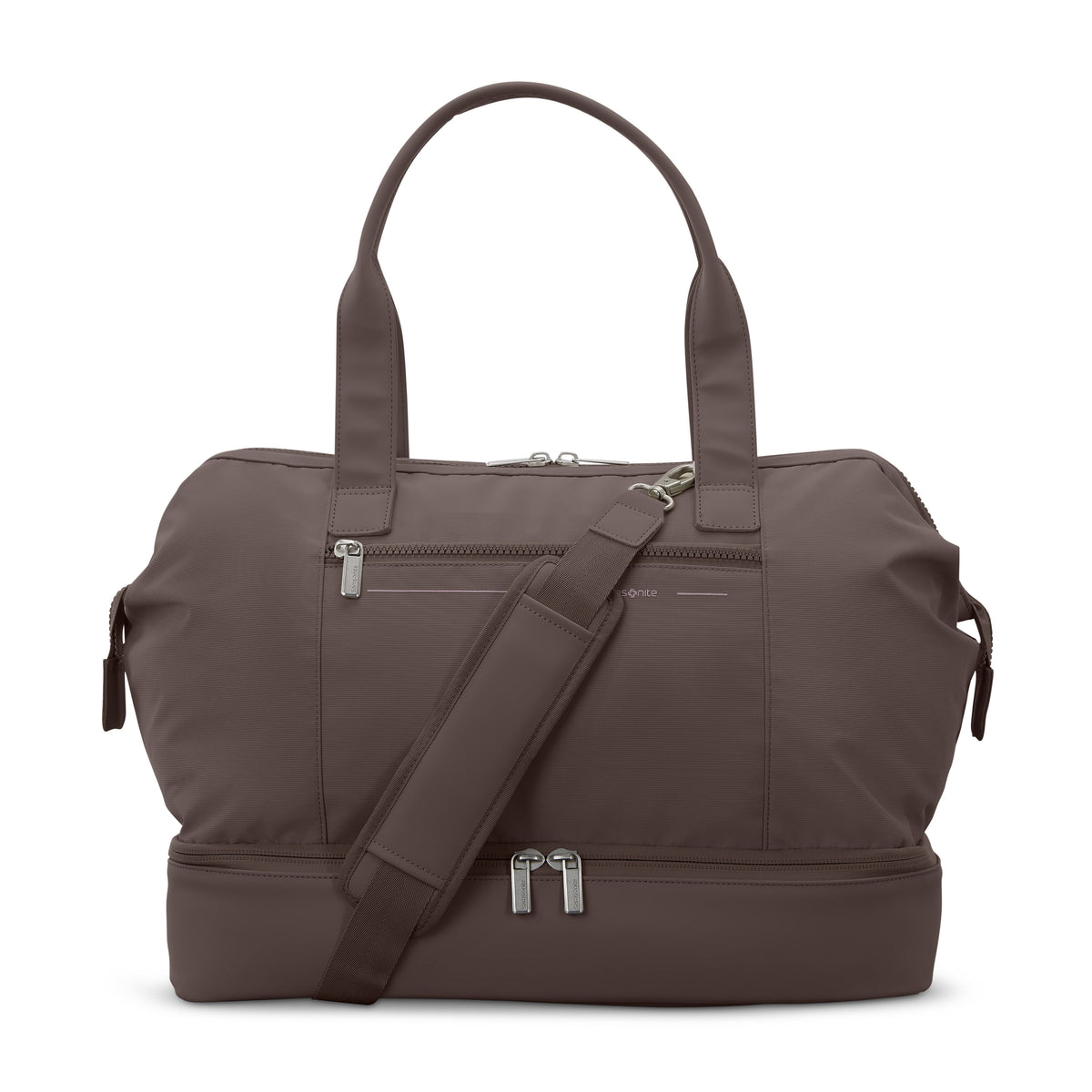 Samsonite Companion Bags Weekender in the color Chocolate Mauve.