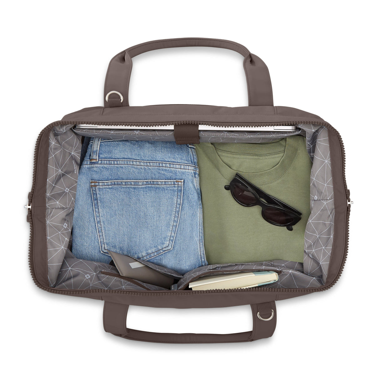Samsonite Companion Bags Weekender in the color Chocolate Mauve.