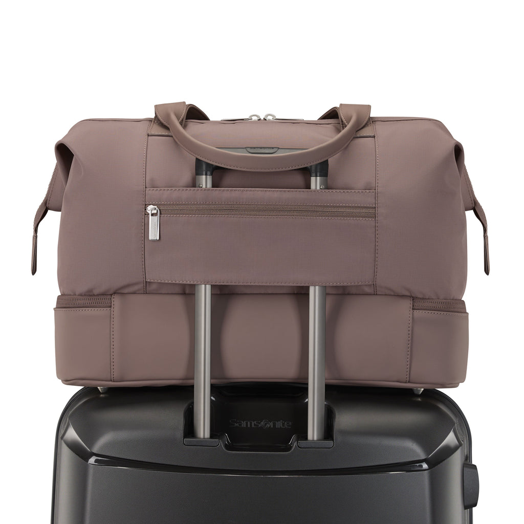 Samsonite Companion Bags Weekender in the color Chocolate Mauve.