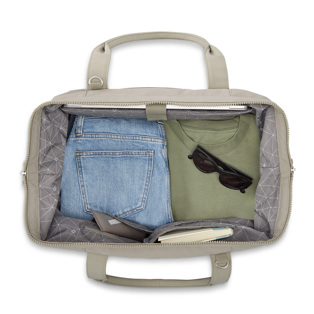 Samsonite Companion Bags Weekender in the color Limestone Grey.