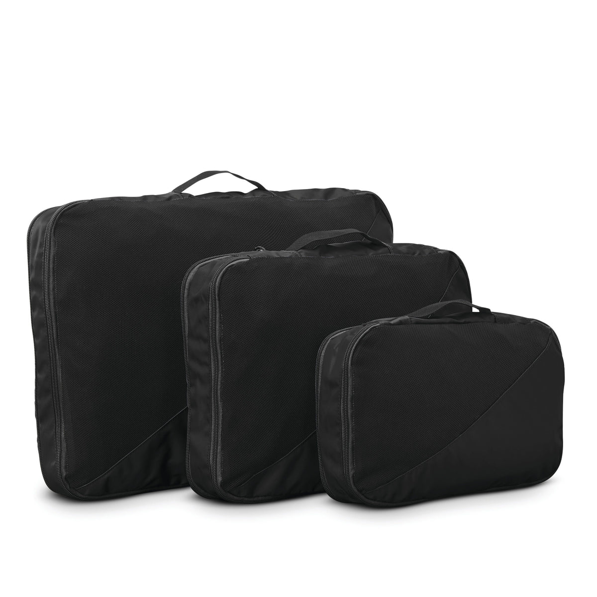 Samsonite Travel Accessories - 3 Piece Compression Packing Cubes in the color Black.