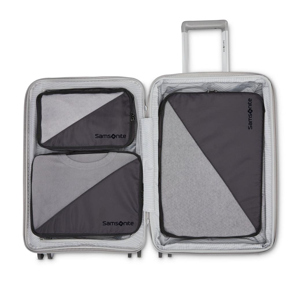 Samsonite Travel Accessories - 3 Piece Compression Packing Cubes in the color Black.