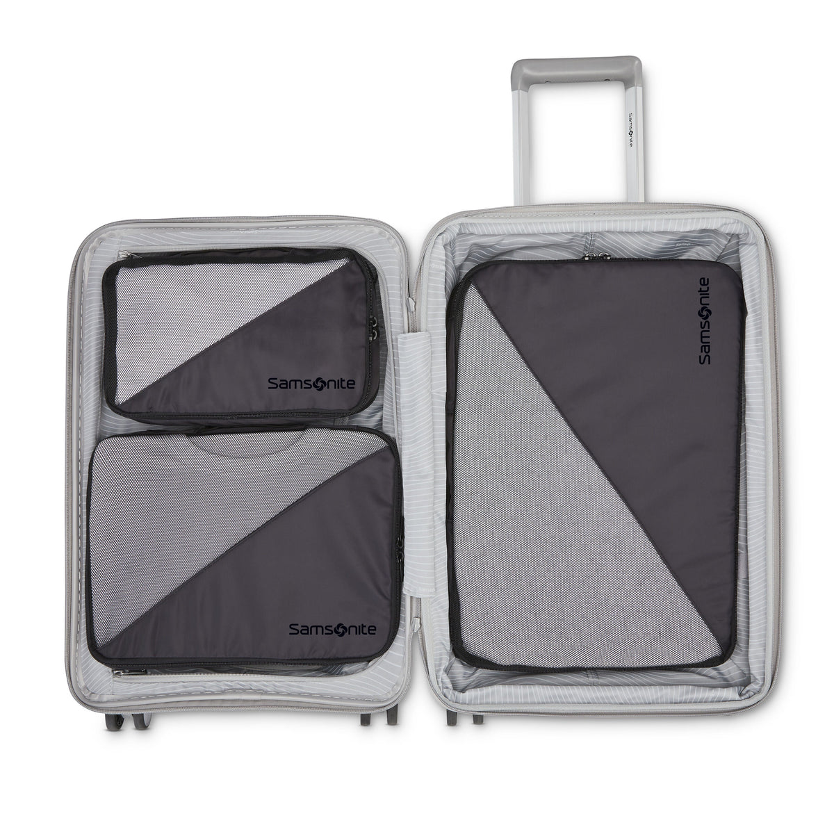 Samsonite Travel Accessories - 3 Piece Compression Packing Cubes in the color Black.