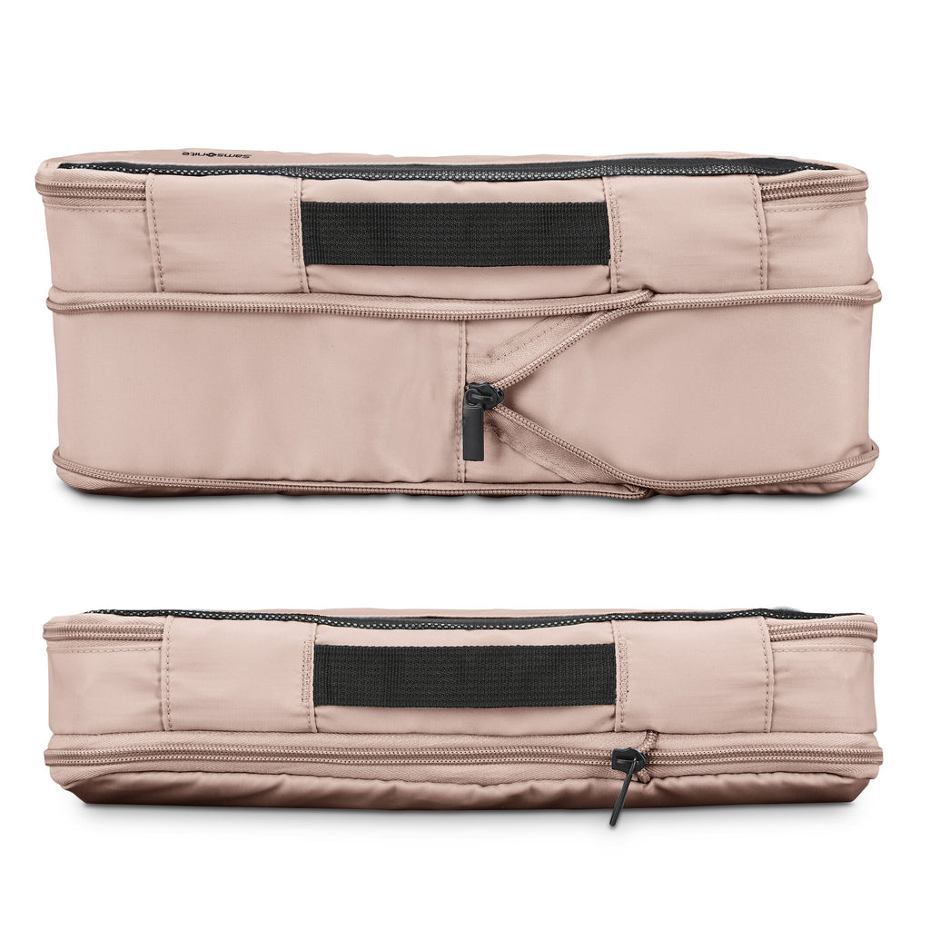 Samsonite Travel Accessories - 3 Piece Compression Packing Cubes in the color Dusty Rose.