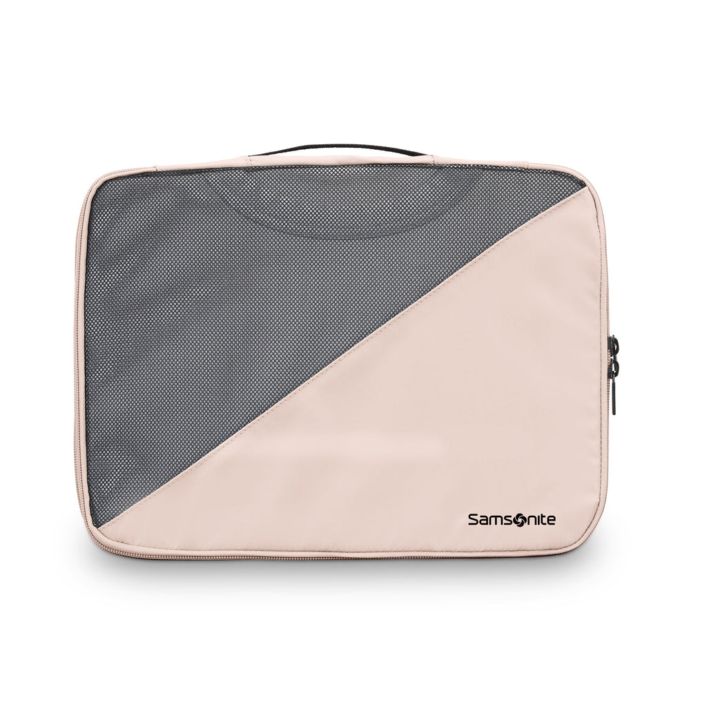 Samsonite Travel Accessories - 3 Piece Compression Packing Cubes in the color Dusty Rose.