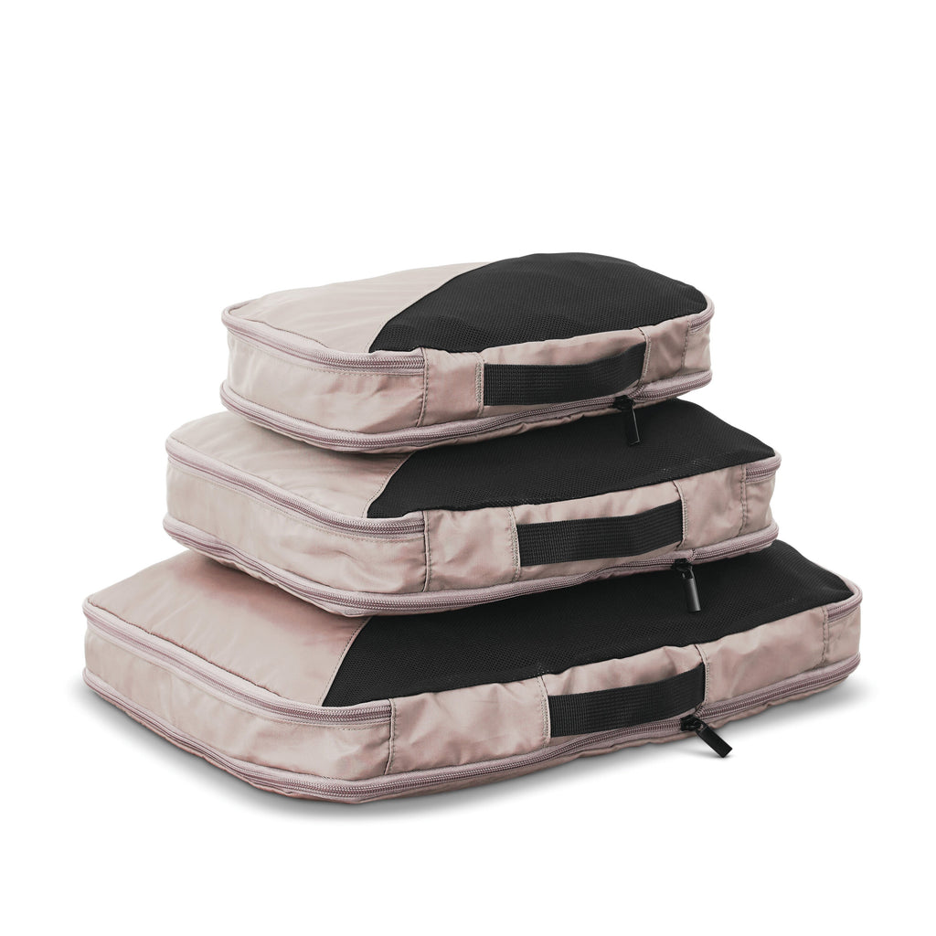 Samsonite Travel Accessories - 3 Piece Compression Packing Cubes in the color Dusty Rose.