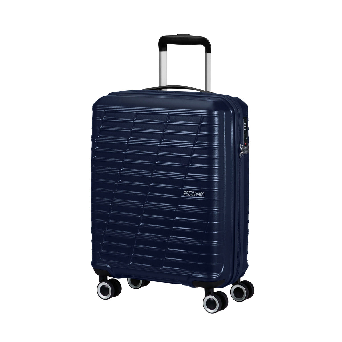 American Tourister Surftime Spinner Carry-On™ in the color Metallic Blue.