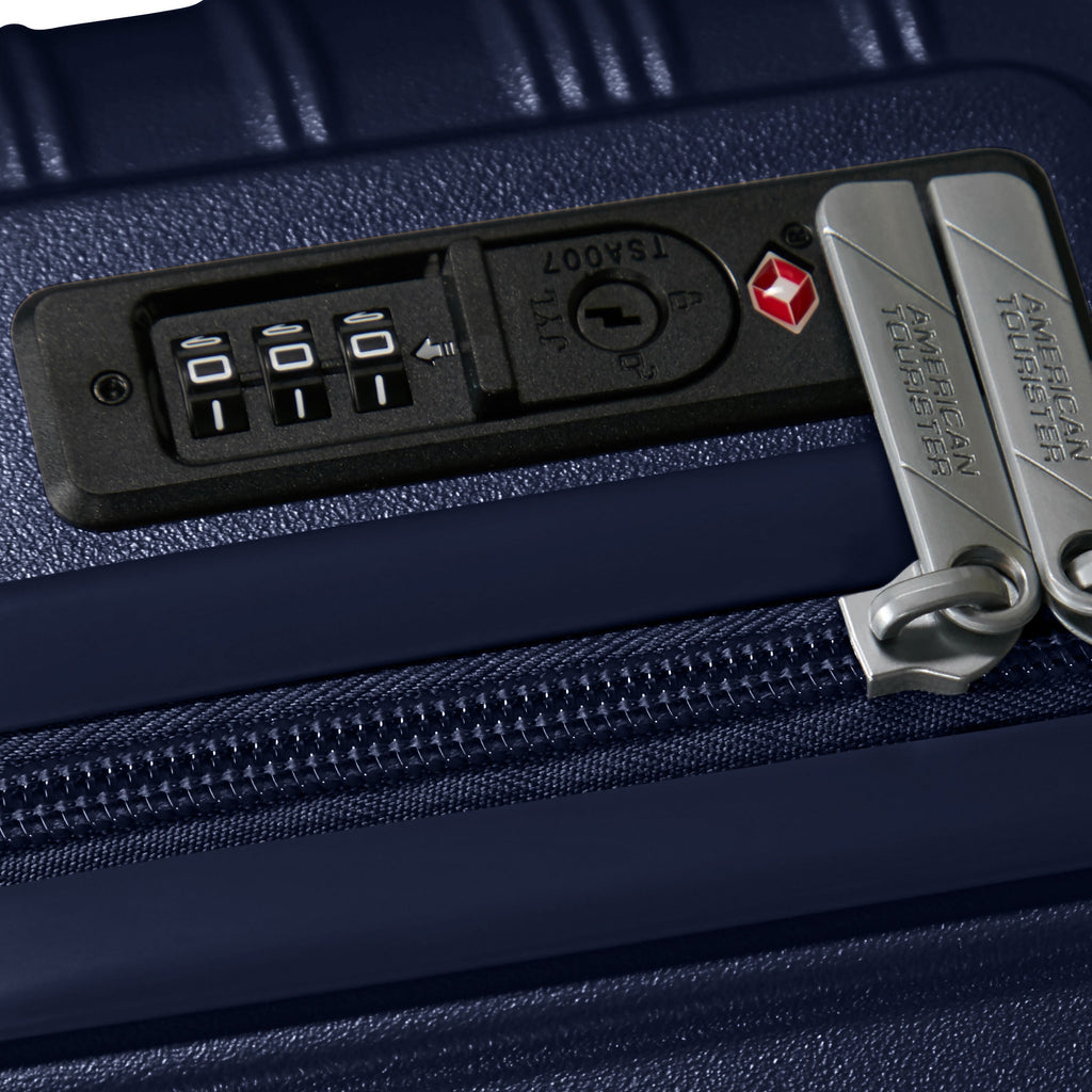 American Tourister Surftime Spinner Carry-On™ in the color Metallic Blue.