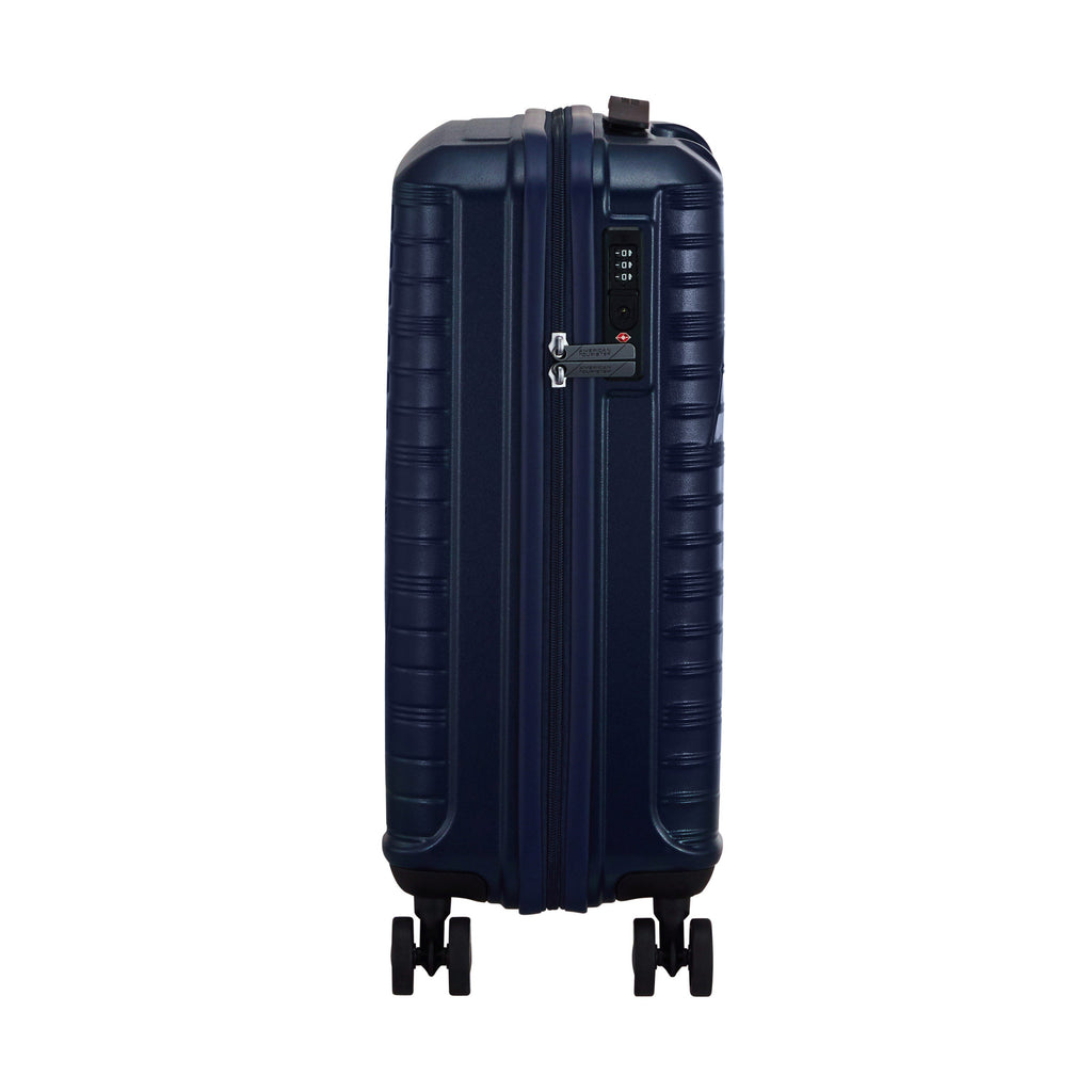 American Tourister Surftime Spinner Carry-On™ in the color Metallic Blue.