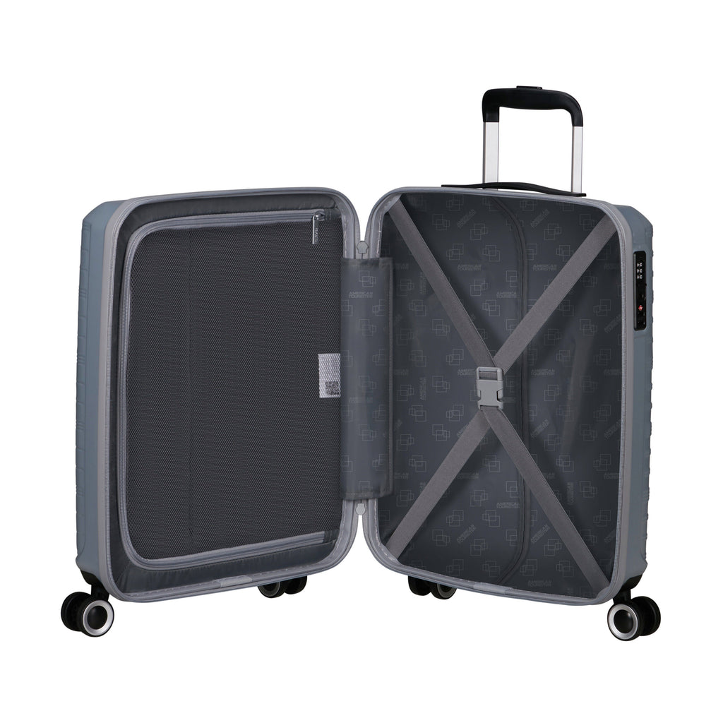 American Tourister Surftime Spinner Carry-On™ in the color Silver.