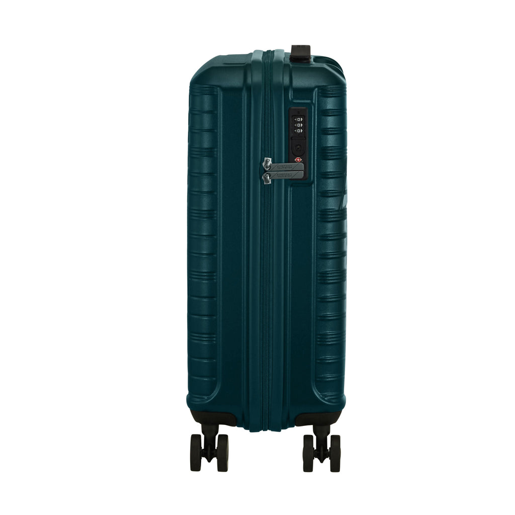 American Tourister Surftime Spinner Carry-On™ in the color Metallic Teal.